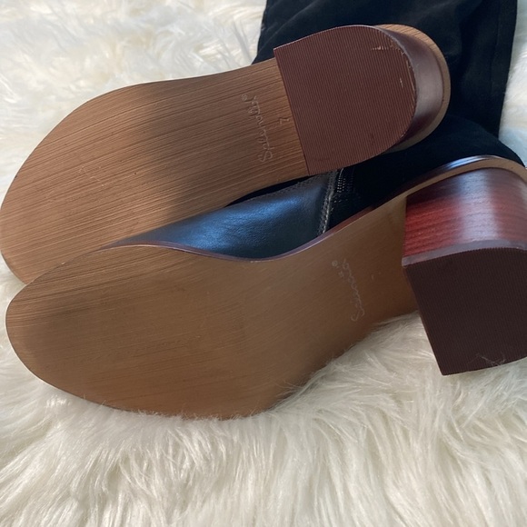 SPLENDID || Meadow Tall Black
Combo Suede & Leather Boots Size 7 - Picture 8 of 11